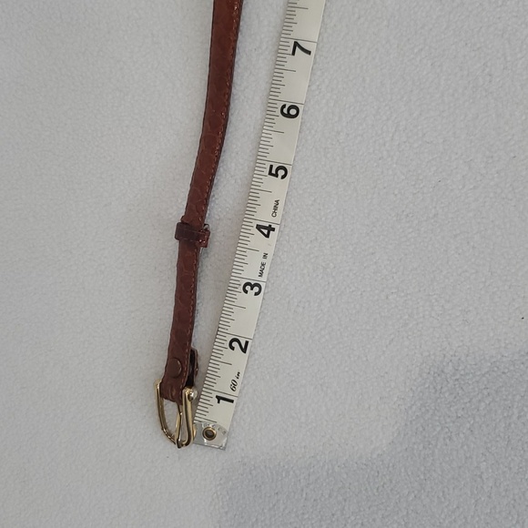 Brown snake skin Leather belt -Size 30" - 33" - Picture 7 of 9